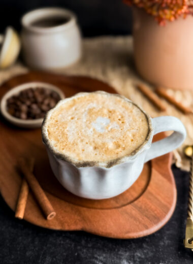 Maple Cinnamon Latte (Naturally Sweetened + Cozy)