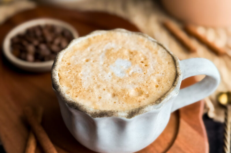 Maple Cinnamon Latte (Naturally Sweetened + Cozy)
