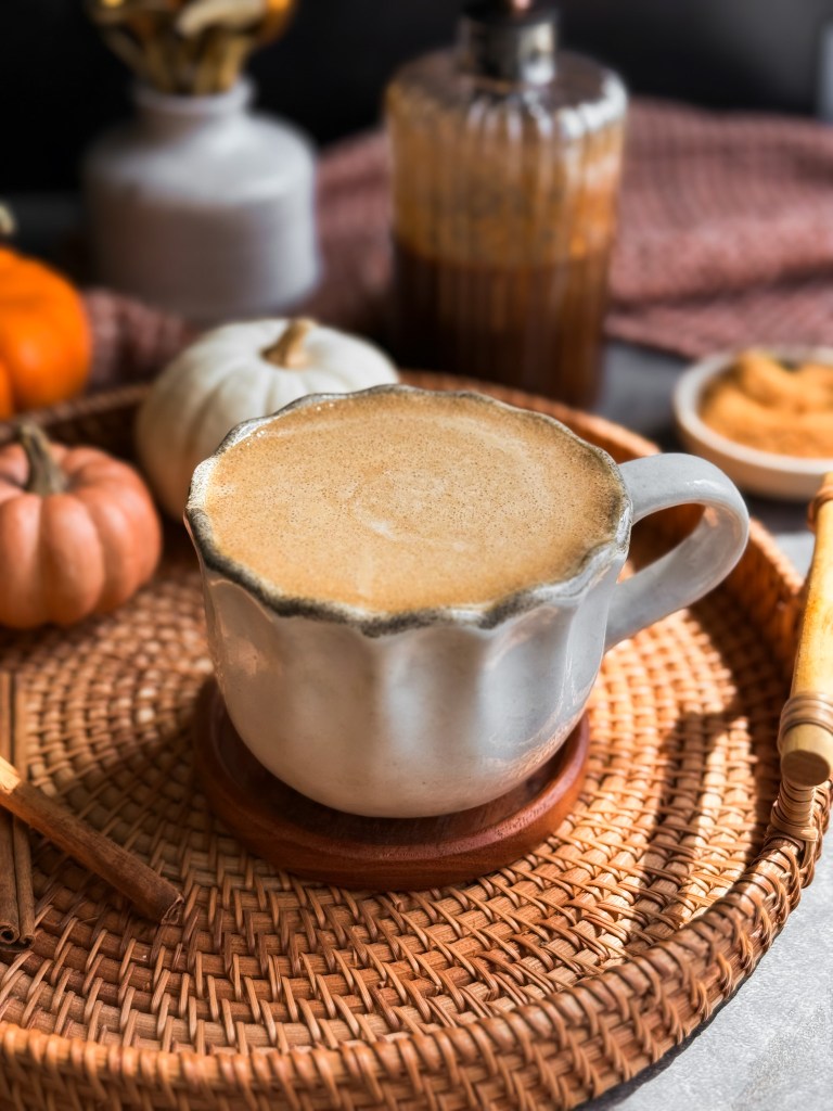Brown Butter Pumpkin Spice Latte (all natural!)