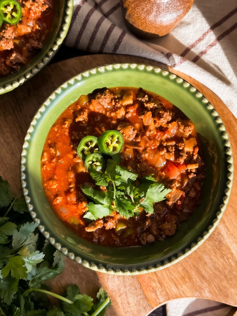 No-Bean Chili (Paleo)