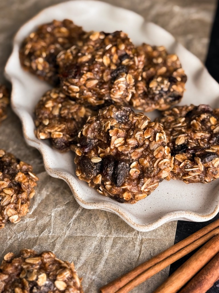 Chewy Breakfast Cookies (no added sugar)