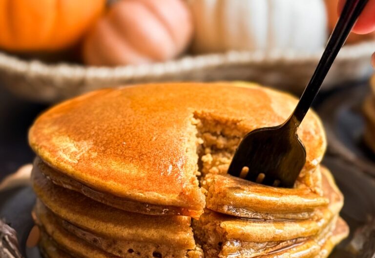 Gluten-Free Pumpkin Pancakes (with oat flour)