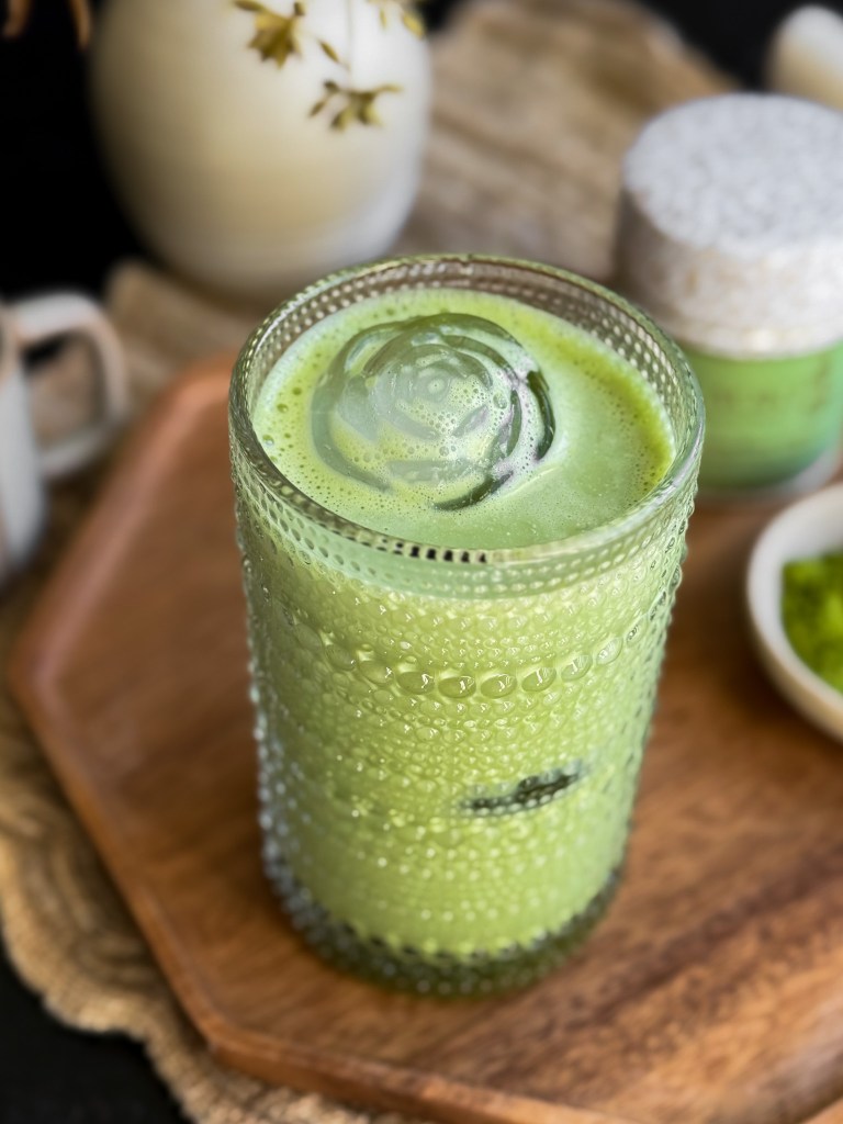 Salted Maple Matcha with Cold Foam