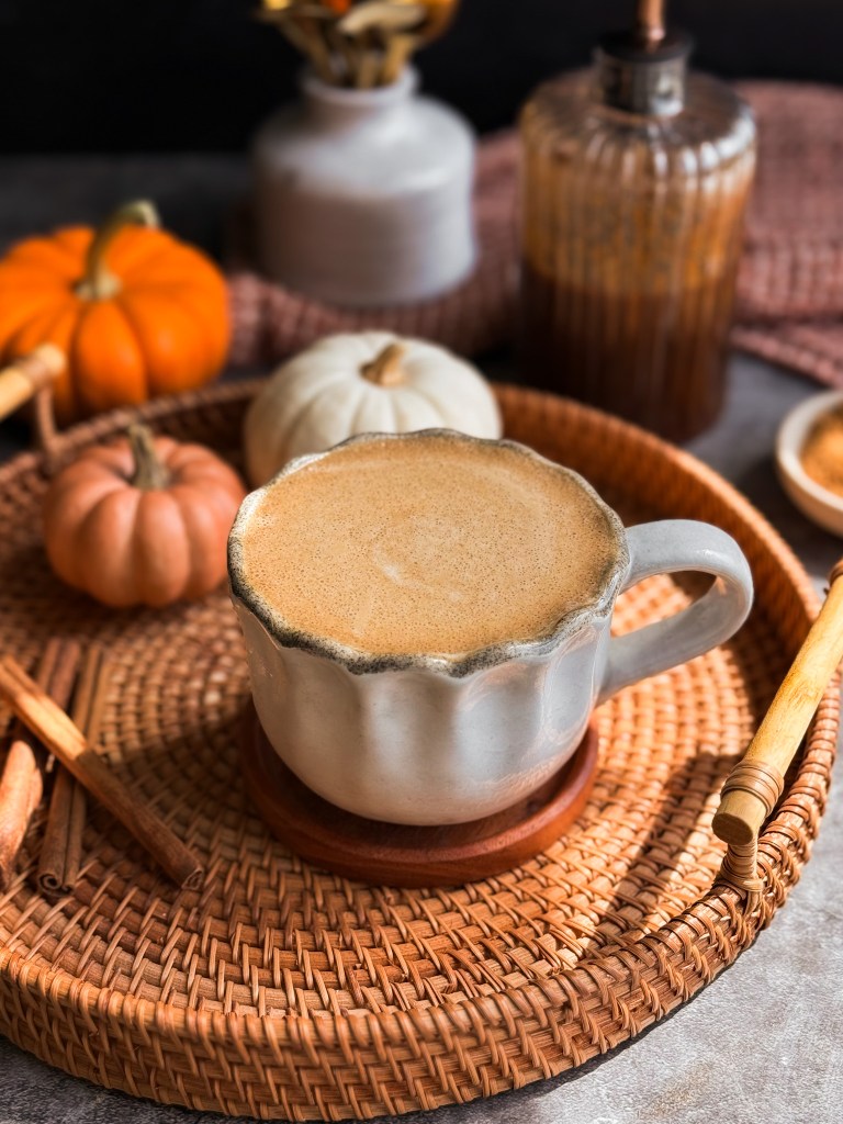 Brown Butter Pumpkin Spice Latte (all natural!)