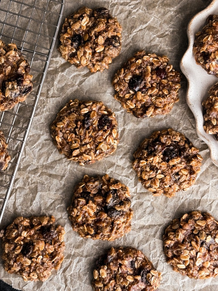 Chewy Breakfast Cookies (no added sugar)