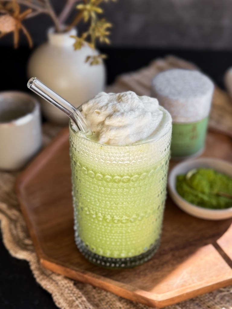 Salted Maple Matcha with Cold Foam