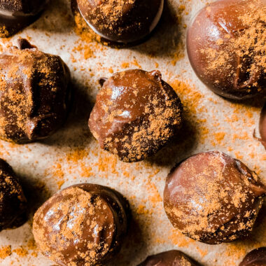 Peanut Butter Pumpkin Truffles