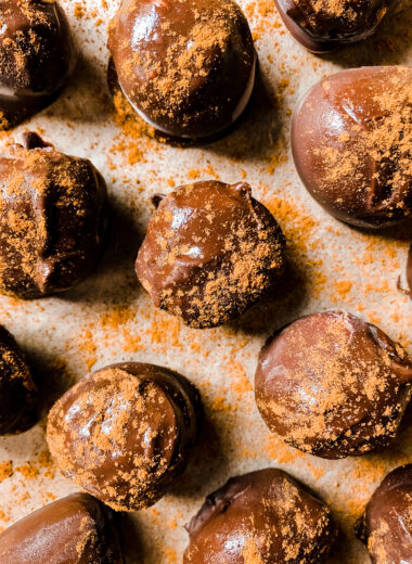 Peanut Butter Pumpkin Truffles