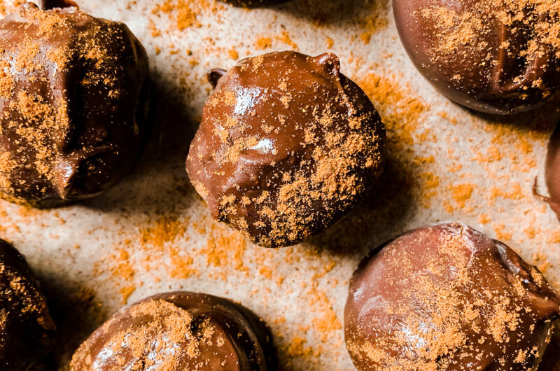 Peanut Butter Pumpkin Truffles