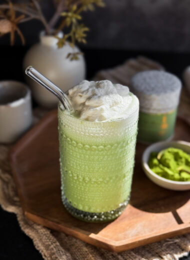 Salted Maple Matcha with Cold Foam