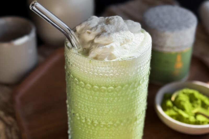 Salted Maple Matcha with Cold Foam