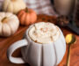 Pumpkin Spice Latte with Homemade Whipped Cream