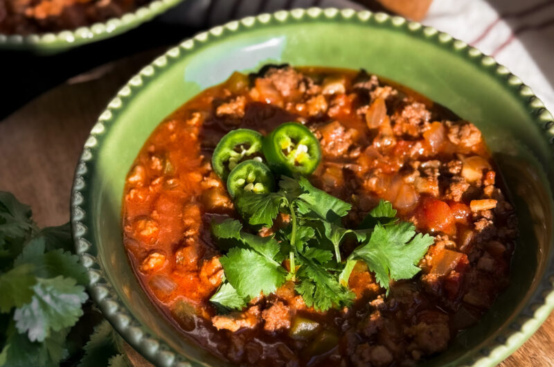 No-Bean Chili (Paleo)