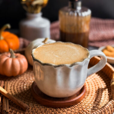 Brown Butter Pumpkin Spice Latte (all natural!)