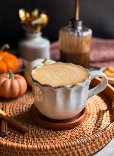 Brown Butter Pumpkin Spice Latte (all natural!)