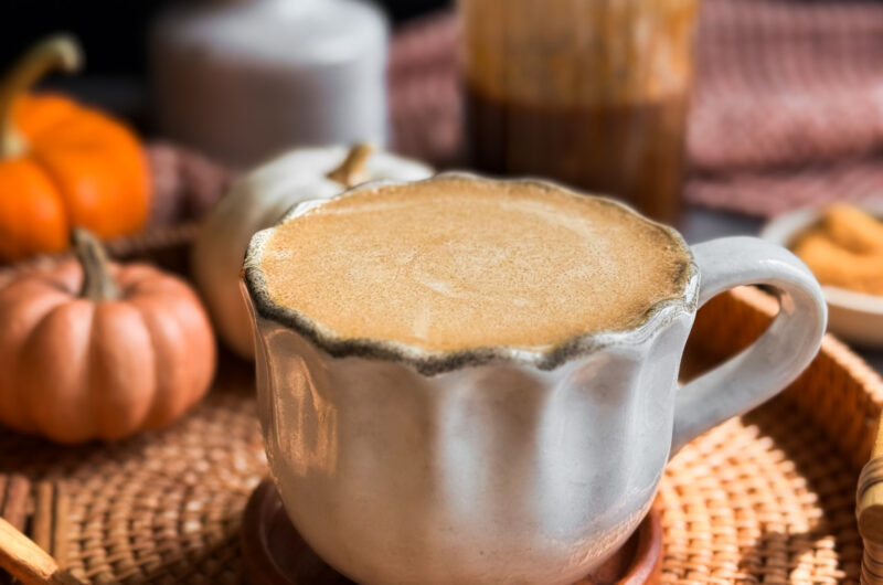 Brown Butter Pumpkin Spice Latte (all natural!)