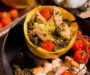 Pesto Chicken Spaghetti Squash (One Pan!)