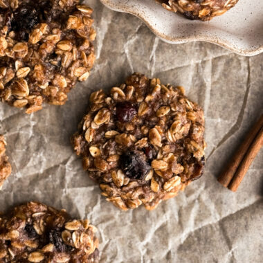 Chewy Breakfast Cookies (no added sugar)