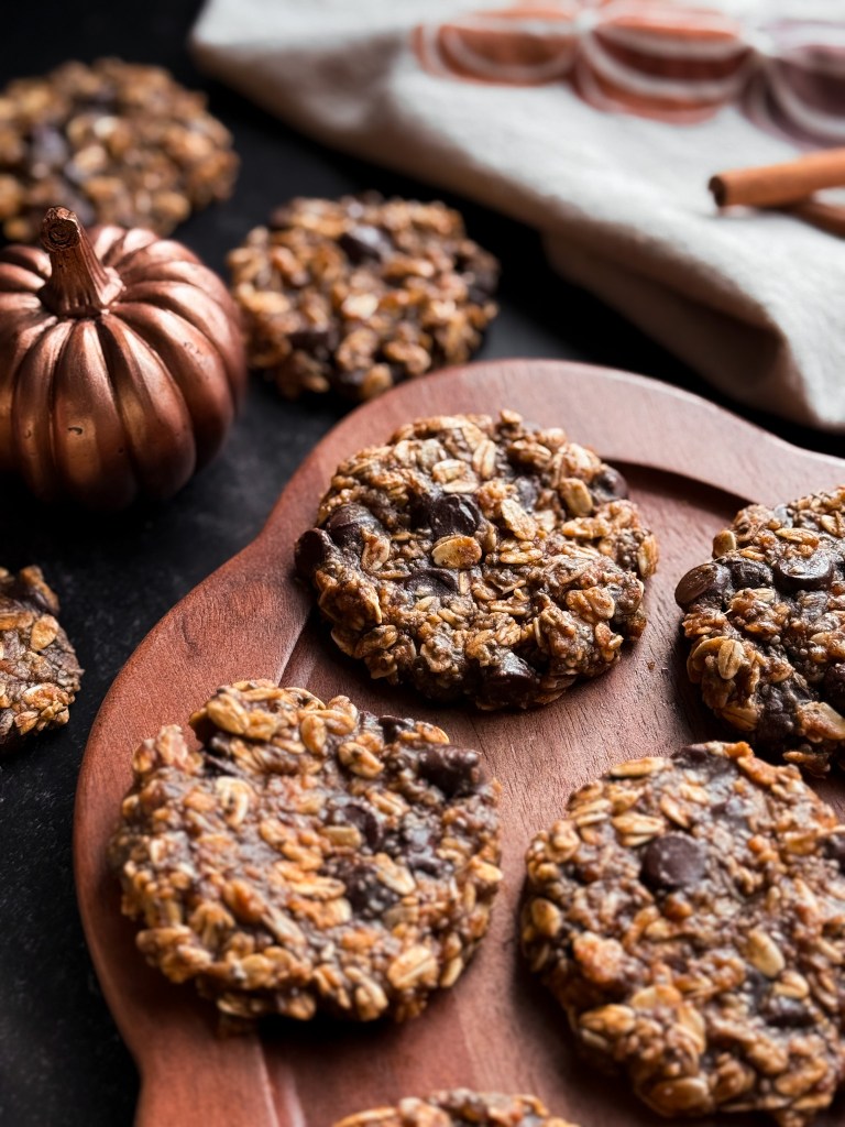 Cover photo / featured image of Hearty Pumpkin Oat Breakfast Cookies aka THE BEST Pumpkin Breakfast Cookies! Created by home-cooked living, a healthy recipe website.