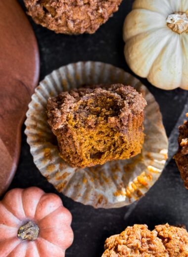 The BEST Pumpkin Streusel Muffins
