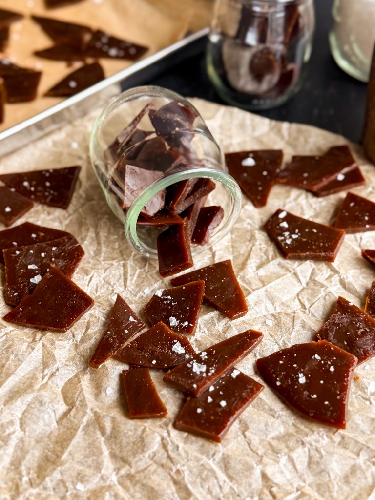 homemade toffee using coconut sugar as the sweetener - aka Coconut Sugar Toffee