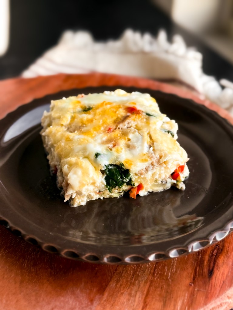healthy and easy egg white breakfast casserole