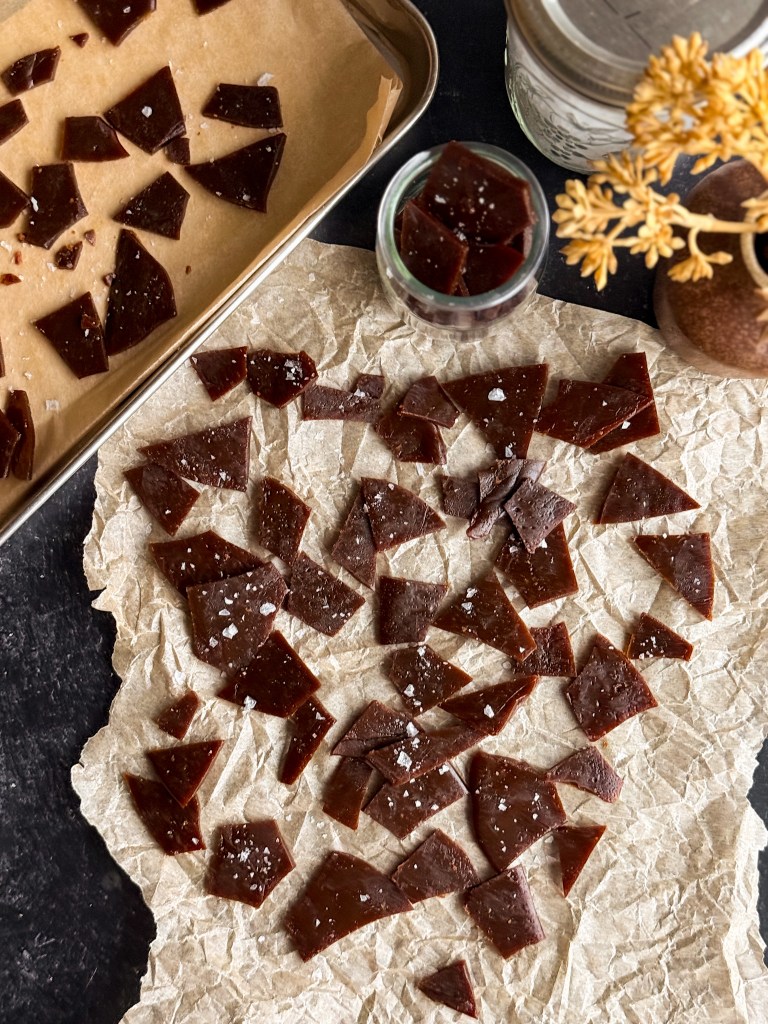 homemade toffee using coconut sugar as the sweetener - aka Coconut Sugar Toffee