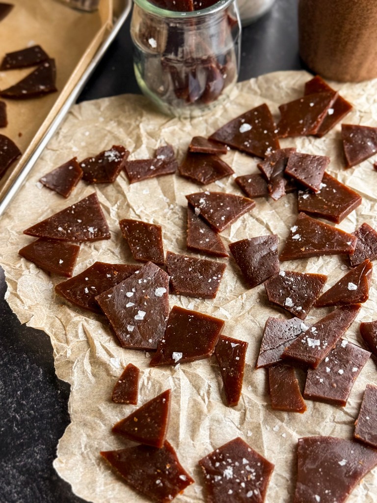homemade toffee using coconut sugar as the sweetener - aka Coconut Sugar Toffee by home-cooked living