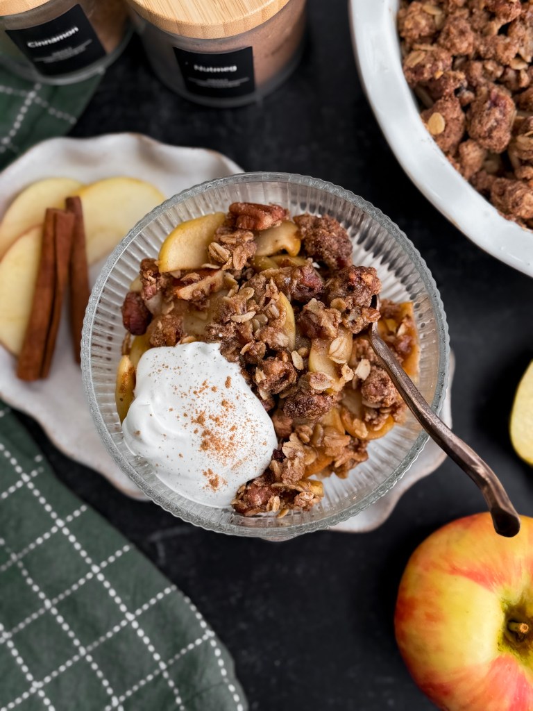 naturally sweetened and Gluten-Free Apple Crisp
