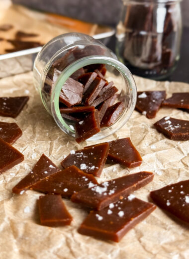 Healthier Coconut Sugar Toffee by home-cooked living.