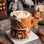 The BEST Healthy Gingerbread Latte - home-cooked living. This gingerbread latte uses ground spices instead of simple syrups.