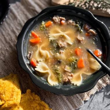 italian sausage and pasta soup home-cooked living