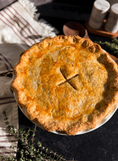 Homemade Chicken Pot Pie by Home-Cooked Living, a healthy recipe website that offers nutritious, easy, and delicious recipes.