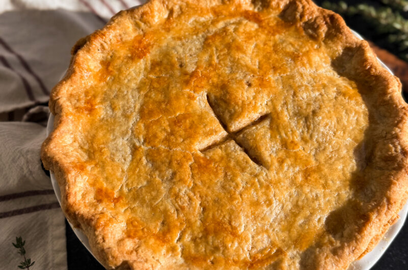 Homemade Chicken Pot Pie by Home-Cooked Living, a healthy recipe website that offers nutritious, easy, and delicious recipes.