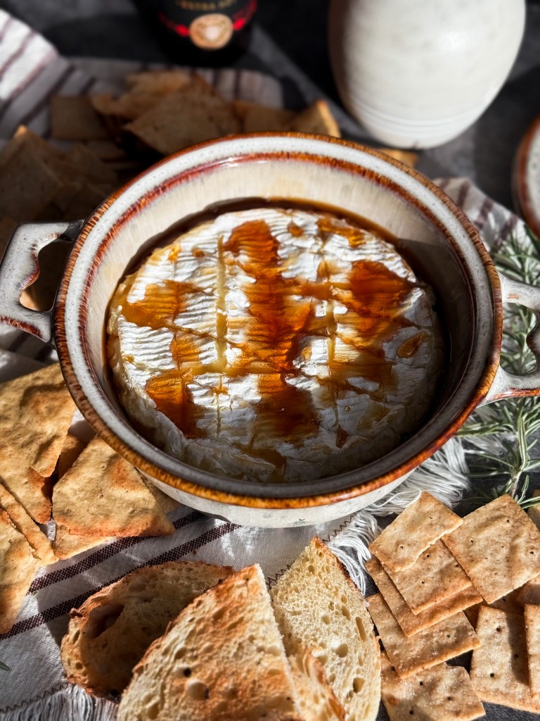 Hot Honey Baked Brie Appetizer for Super Bowl