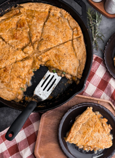 The Easiest Chicken Pot Pie (One Pan!)