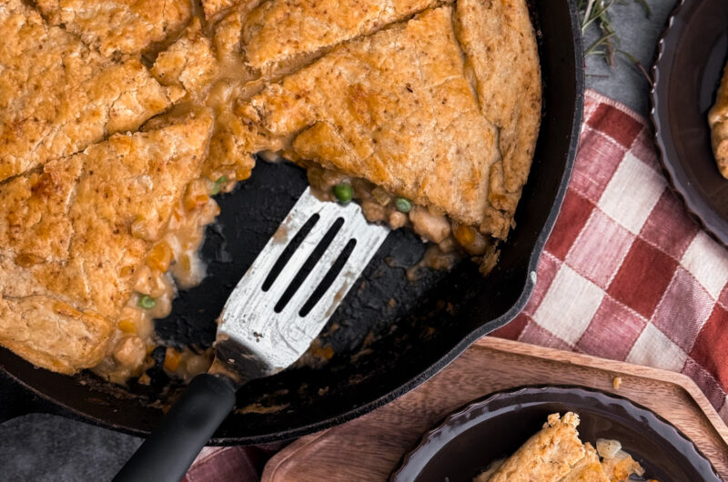 The Easiest Chicken Pot Pie (One Pan!)