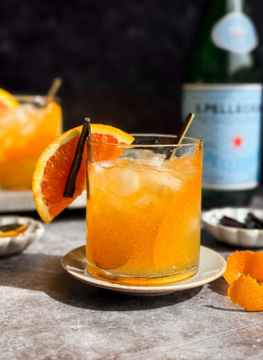 Vanilla Bean Orange Mocktail cover photo by home-cooked living