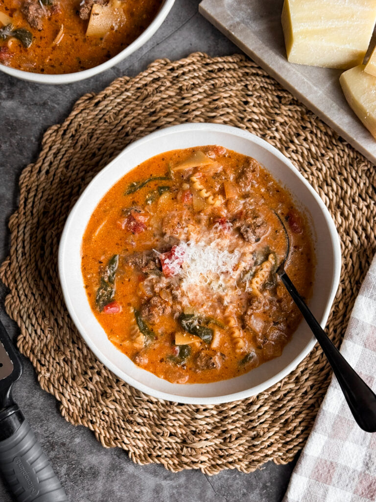 Family approved Healthy Lasagna Soup