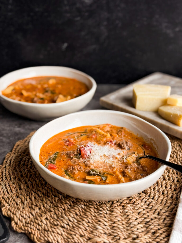 The best Healthy Lasagna Soup - Home-Cooked Living