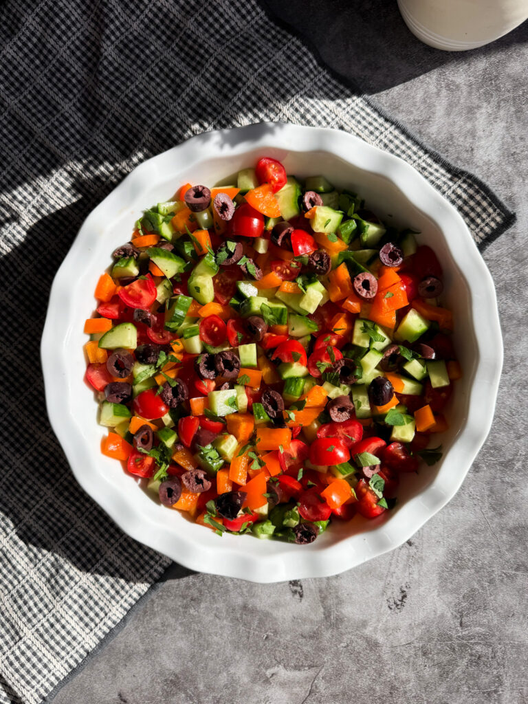 Healthy Loaded Hummus recipe.