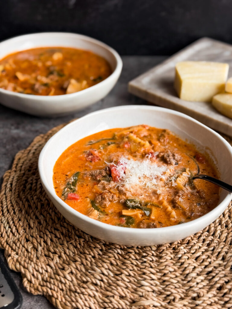 Family friendly Healthy Lasagna Soup