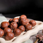 cover photo of Chewy Chocolate Nourish Balls by home-cooked living