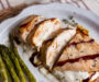 Goat Cheese Stuffed Chicken with Balsamic Glaze